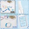 imageBracelet String Professional Elastic String Kont Fixing Drip Clear Bracelet Glue Keep Stretchy String Stay Tied for Jewelry Making Supplies Clay Beads Bracelets 30g230g2