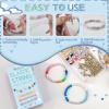 imageBracelet String Professional Elastic String Kont Fixing Drip Clear Bracelet Glue Keep Stretchy String Stay Tied for Jewelry Making Supplies Clay Beads Bracelets 30g230g2