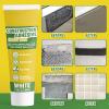 imageConstruction Adhesive Heavy Duty Cement Glue Tile Adhesive Versatile Concrete Glue for Tile Cement Floor Stone Wall Wood ampamp More 338 Ounce Squeeze Tube White