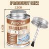 imageHeadliner Repair Glue 100ml Flexible Car Roof Liner Adhesive Clear Upholstery Glue for Cars with Brush Suitable for Automotive interiors Fabric Leather