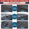 imageTire Repair Glue Tire Sidewall Repair Kit Black Rubber Cement Patch Kit Two Sizes Rubber Nail Repair Motorcycle Car Truck Tractor Mower 50ml250ml2