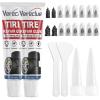 imageTire Repair Glue Tire Sidewall Repair Kit Black Rubber Cement Patch Kit Two Sizes Rubber Nail Repair Motorcycle Car Truck Tractor Mower 50ml250ml2