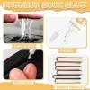 imageBook Glue  Dries Clear Flexible Strong Binding Repair for Bookbinding Paper Crafts Scrapbooking Collages 110ml110ml