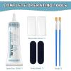 imageBook Glue  Dries Clear Flexible Strong Binding Repair for Bookbinding Paper Crafts Scrapbooking Collages 110ml120ml1