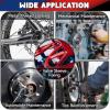 imageThread Lock 50ml Blue and 50ml Red Medium Strength and Strong Strength Threadlocker Medium and High Strength Screw Compound for Metal Fasteners Nuts Bolts to Against Losening and Seal