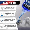 imageThread Lock 50ml Blue and 50ml Red Medium Strength and Strong Strength Threadlocker Medium and High Strength Screw Compound for Metal Fasteners Nuts Bolts to Against Losening and Seal