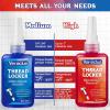 imageThread Lock 50ml2 Medium Strength Threadlocker Thread Locker for Nuts Bolts Metal Fasteners to Against Losening and Seal Blue2Red2