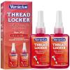 imageThread Lock 50ml2 Medium Strength Threadlocker Thread Locker for Nuts Bolts Metal Fasteners to Against Losening and Seal Blue2Red2