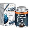 imageHeadliner Repair Glue 353OZ Flexible Car Roof Liner Adhesive Strong Upholstery Glue for Cars with Brush Suitable for Automotive interiors Fabric Leather 100g100g